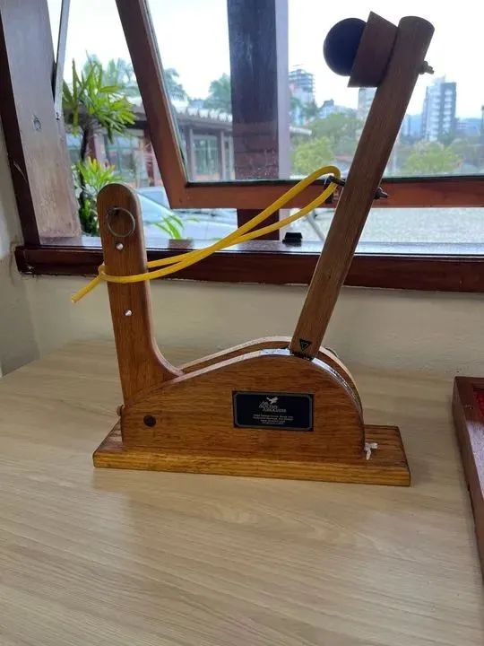 Kit Quincunx Machine + Catapulta (com elástico e bola) - Foto 3