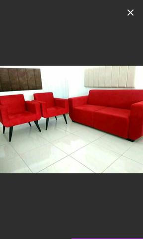 Sofa e 2 poltronas
