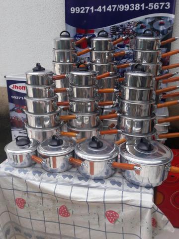 Kit de panelas com 5 peças
