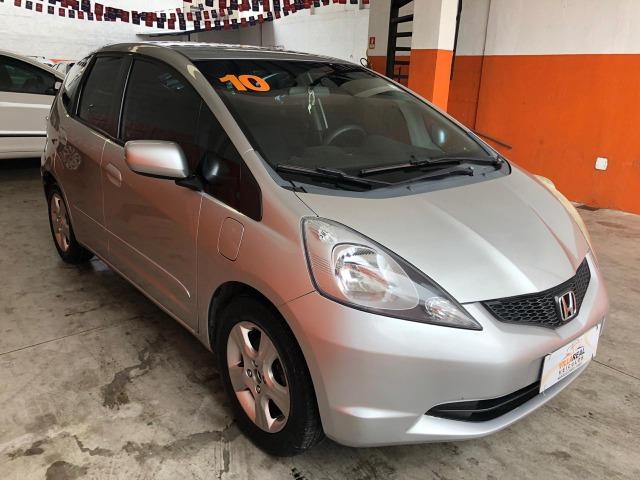 Honda Fit Lxl 1.4 Flex 8V 2010 Prata Completo Muito Conservado