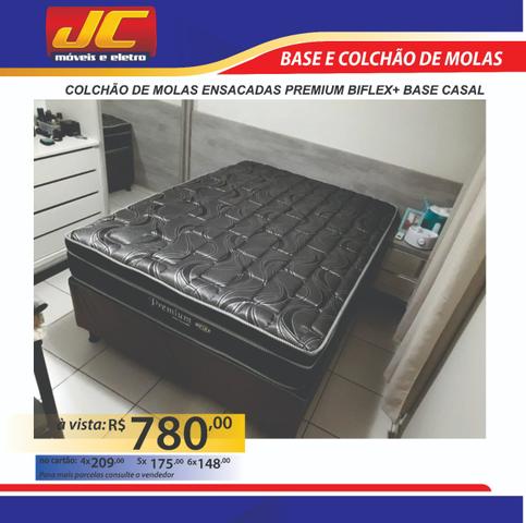 Base e colchão de molas