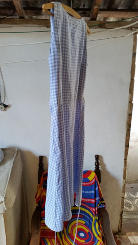 Vestido de Linho Xadrez da Richards - Foto 5