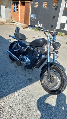 Suzuki Intruder 800 Azul 1998, KM Motos