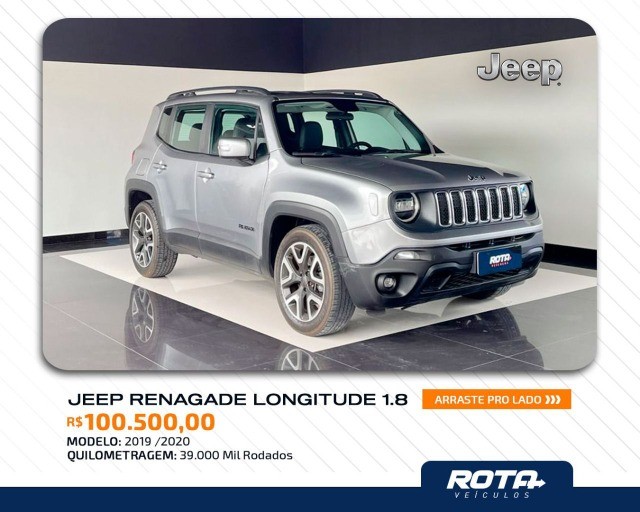 LINDO JEEP RENEGADE 1.8 FLEX LONGITUDO