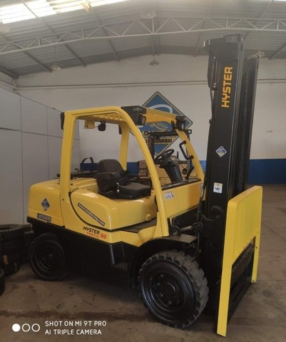 Empilhadeira Hyster H90FT, Ano 2014, GLP, Torre Duplex - Foto 2