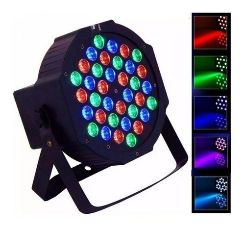 Canhão Jogo De Luz 36 Leds 36W Efeito Rgb E Strobo Flash Lk-362