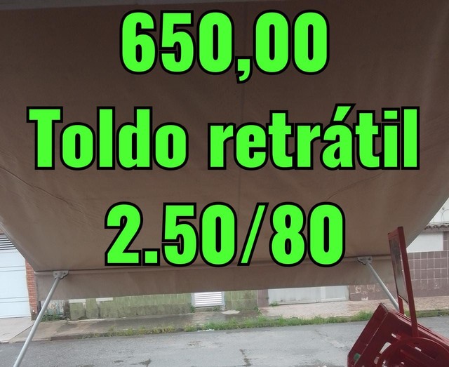 Toldo retrátil 