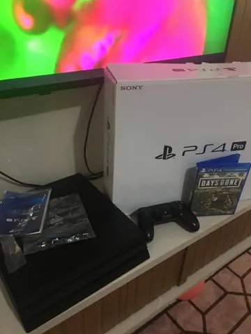 Ps4 Fat 2tb Usado + Dois Jogos Físicos Garantia E Nf