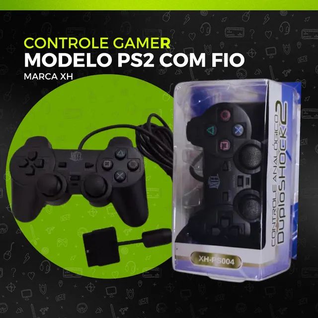 Controle Playstation 2 Kapbom Sem Fio Ps2Ps1