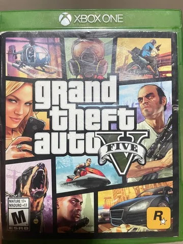 Jogo Gta 5 - Grand Theft Auto V Xbox One s Midia física