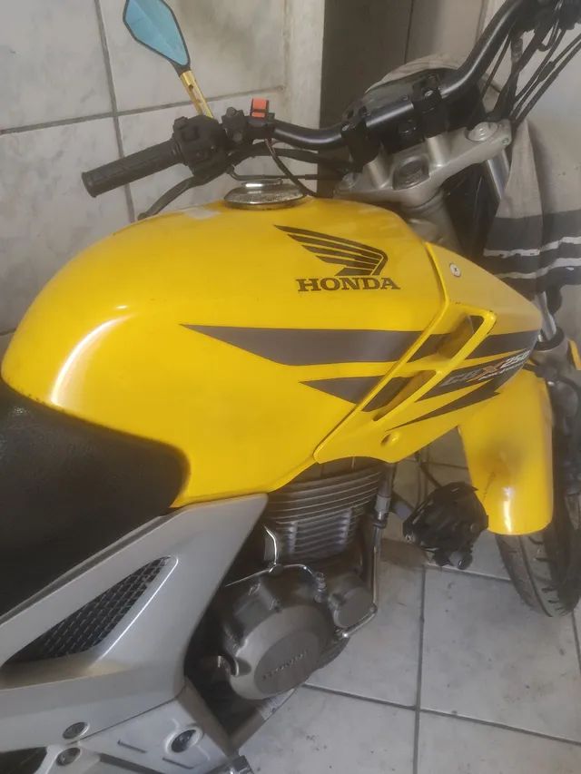 Honda cbx 250 twister,2008, amarela, r$ 6.500 em Brasil