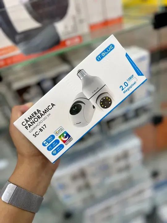 Câmera Ip Lâmpada Wifi Full Hd Visão Noturna Yoosee Promoção - Foto 6