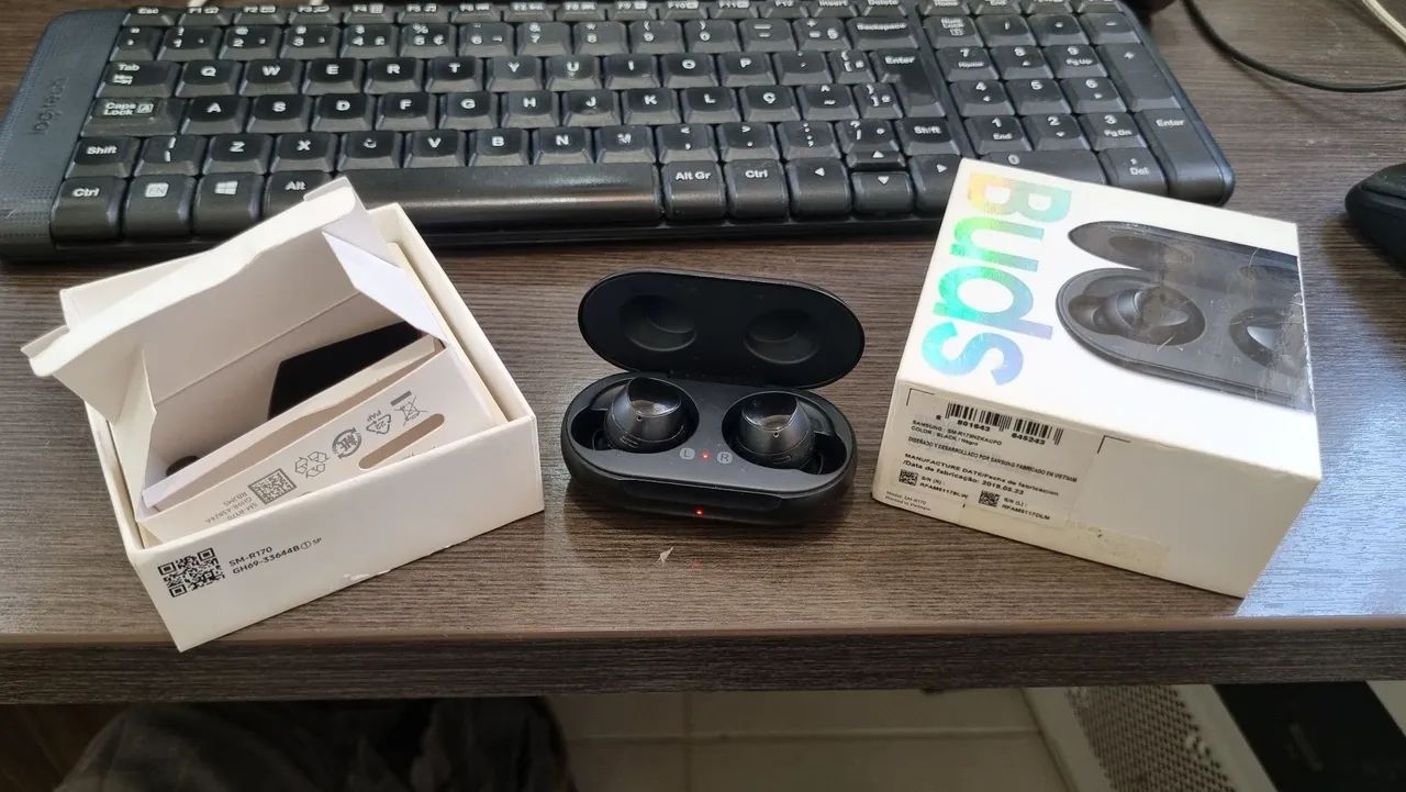 Samsung galaxy buds Fone Bluetooth sem fio SM-R170 preto