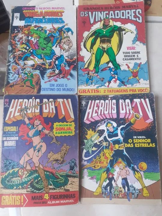 Lote de gibis herois marvel como nas fotos - Foto 2