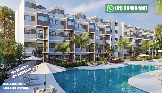 Flats | Orla Praia dos Carneiros COM 87M2