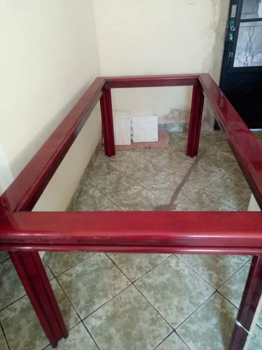 Mesa de Jantar com Tampo de Vidro - Foto 4