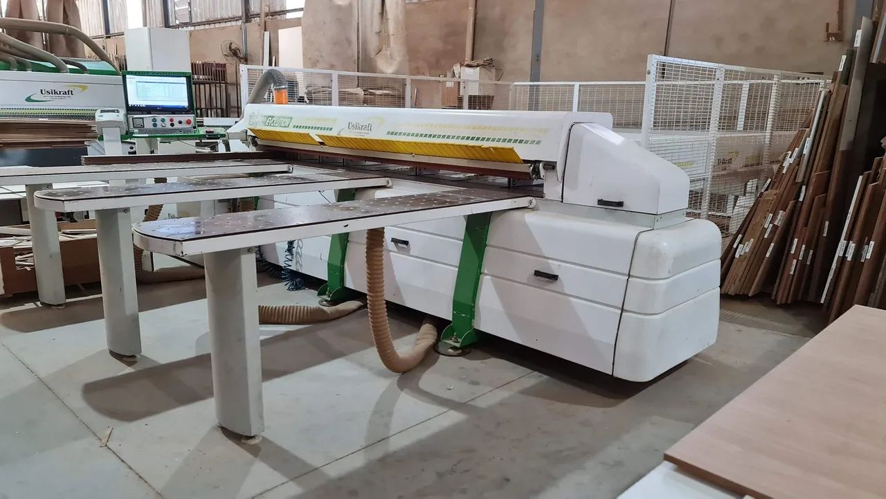 Kit marcenaria avançada - Seccionadora + Coladeira 2014 Top de linha + Exaustores - Foto 3