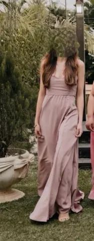 Vestido de Festa Rosa Chá - Foto 2