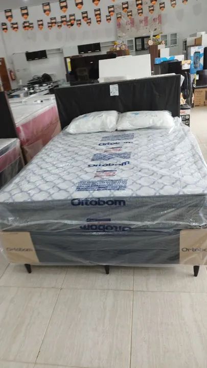 Cama Box Ortobom Queen Novo