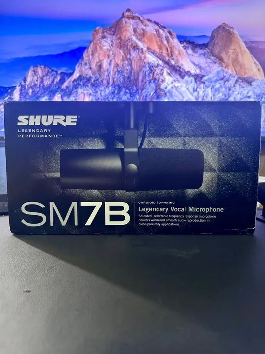 Microfone Shure SM7B ORIGINAL 10x sem juros