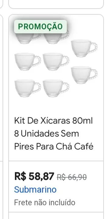 Conjunto de Xícaras de Cafezinho Uruguaias  - Foto 5