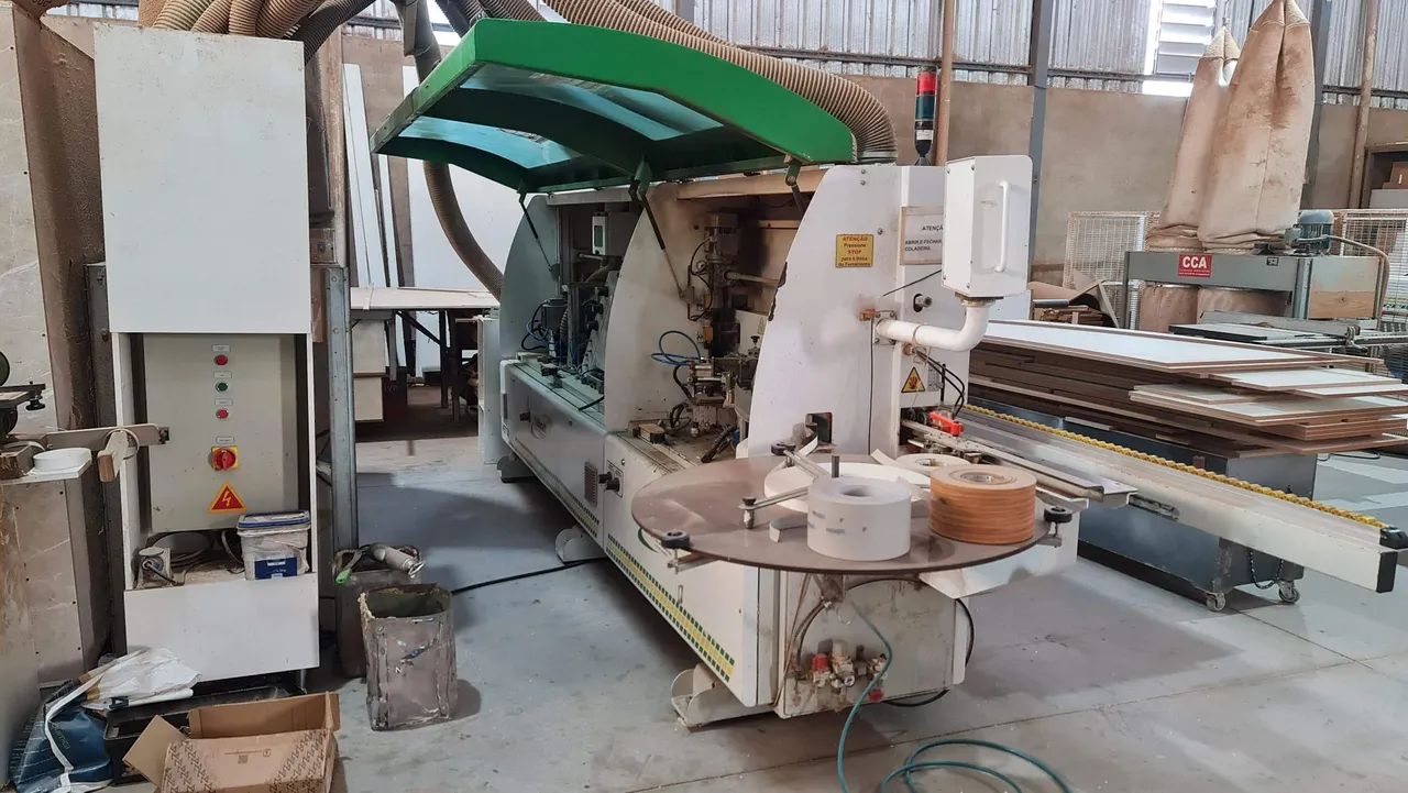 Kit marcenaria avançada - Seccionadora + Coladeira 2014 Top de linha + Exaustores - Foto 5