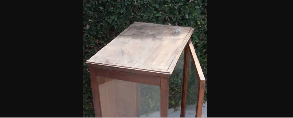 Wood and glass prayer cabinet - early 20th century - read the listing64551292758915121