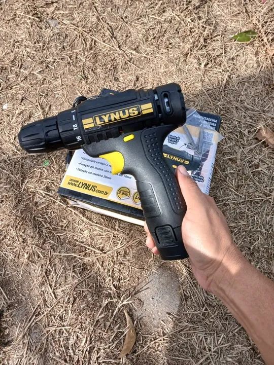 Parafusadeira lynus tipo palito nova mega barato - Foto 4