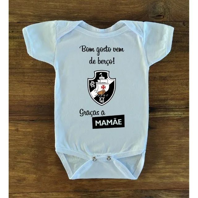 Body de bebê roupinha personalizada com time de futebol - Foto 2