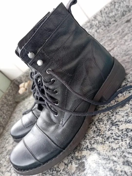 BOTA MASCULINA COURO (ORIGINAL) BARCELONA DESIGN  CYCLES