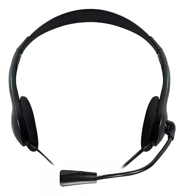 Headset Multilaser Ph002 Stereo Básico C/ Microfone C/ Fio Cor Preto - Foto 4