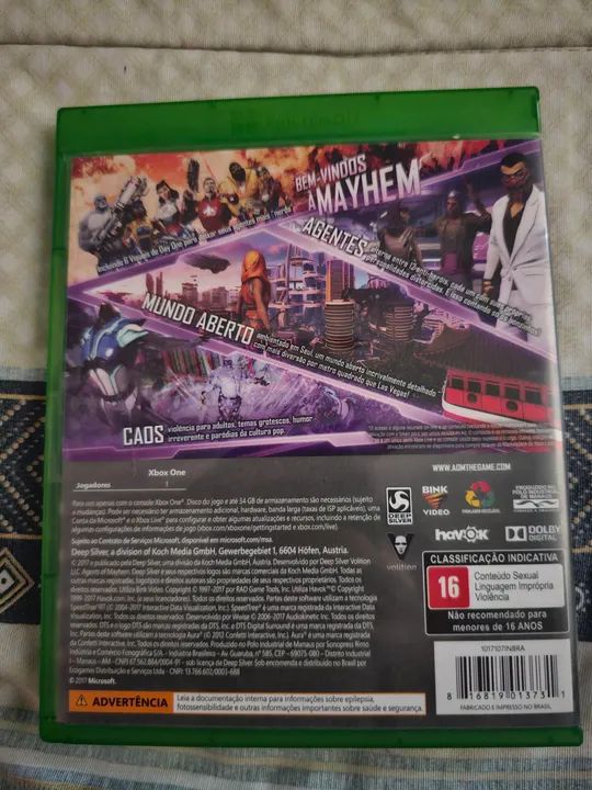 Jogo Agents of Mayhem para Xbox One usado - Foto 2