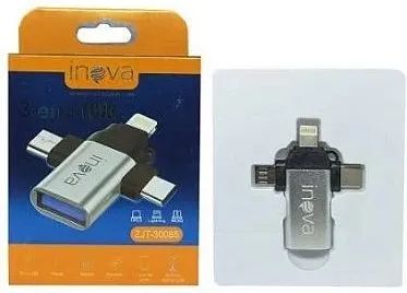 Adaptador OTG 3 em 1 Inova - Foto 2