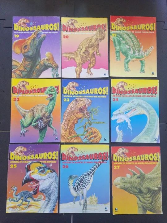 Revista Dinossauro! 36 volumes + 2 caixas - Foto 4