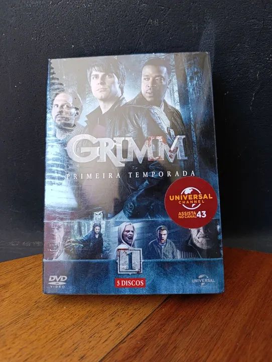 GRIMM 1ª TEMPORADA LACRADA. 5 DVDs . 2012 UNIVERSAL CHANNEL 