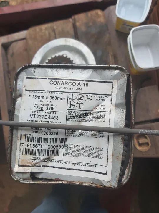 Eletroldo 70.18 para estrutura  - Foto 2
