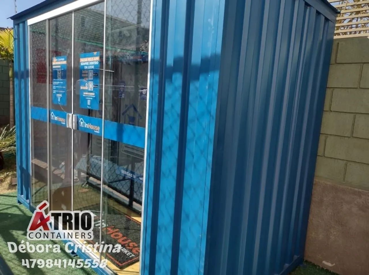 Mini Mercado Container - 3x1.5x2.20  - Foto 5