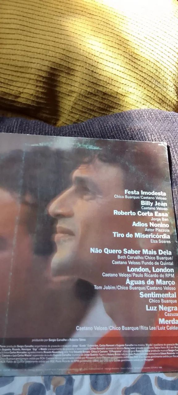 Lp vinil - CHICO Buarque e caetano ao vivo - Foto 2