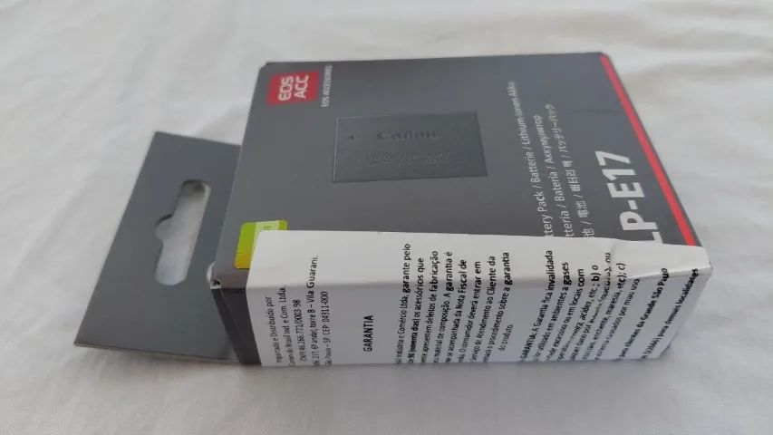 Bateria Canon LP-E17 para câmeras Canon T8i/T7i/T6s/T6i/SL3/SL2/77D/RP/R8/R10/R50/R100/M6 - Foto 3