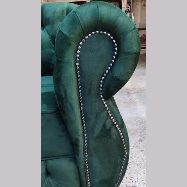 Poltrona Chesterfield Veludo Nova Direto da Fábrica - Foto 4