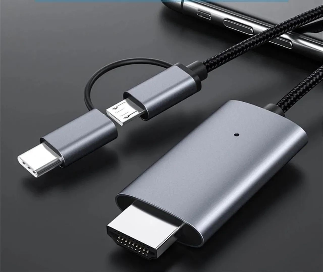 Cabo HDMI para Celular - Transmita seu celular na TV! - Foto 5