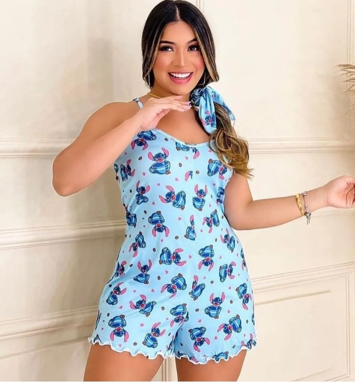 Macacão Stitch - Conforto e Diversão