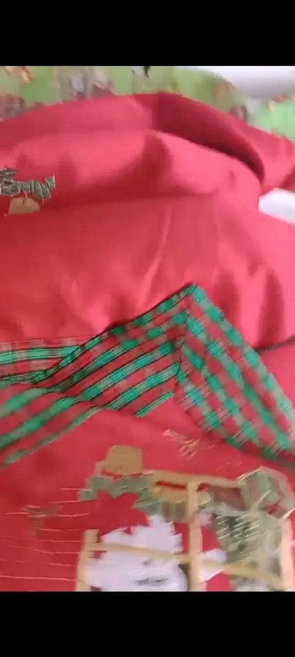 Toalha de mesa natalina.