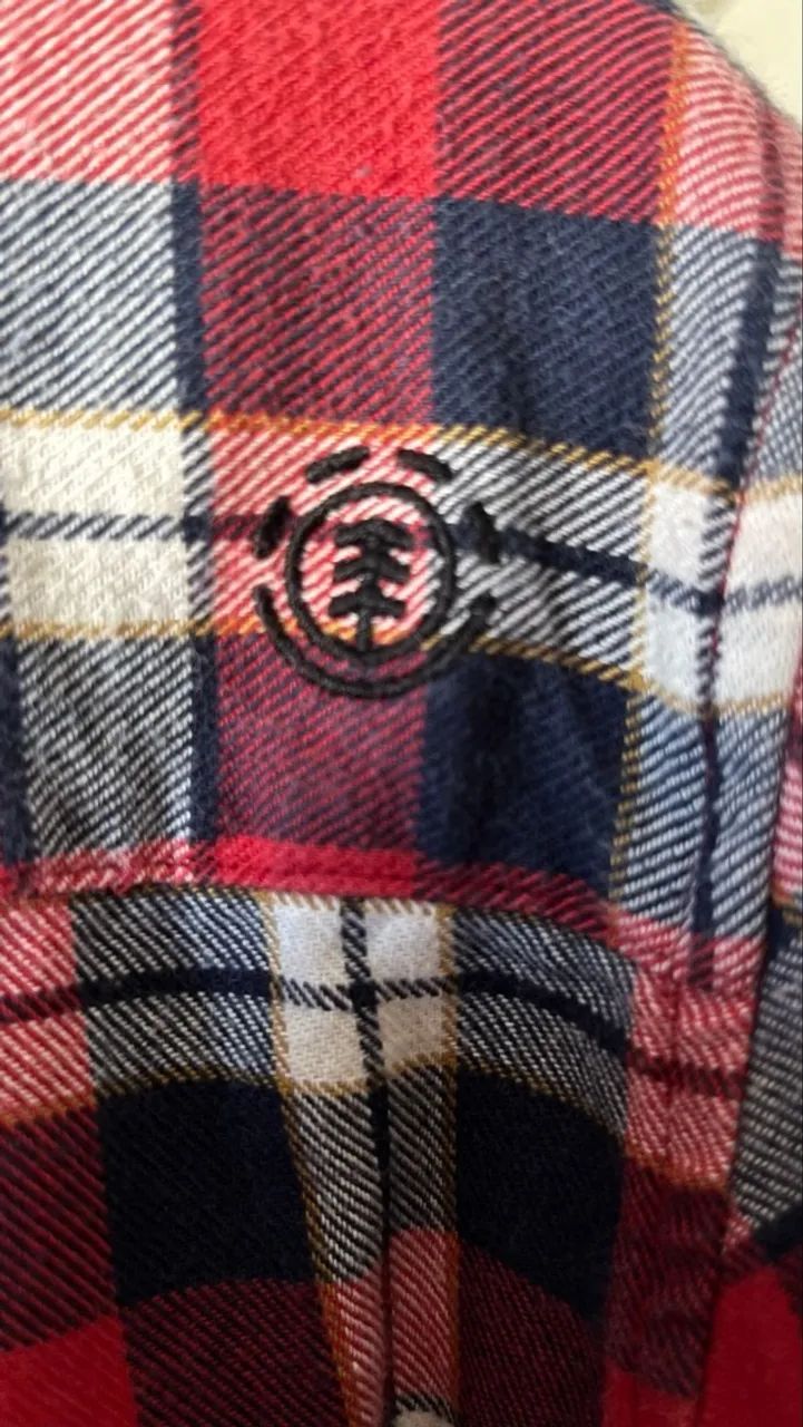 Camisa Element manga longa flanelada xadrez - Foto 5