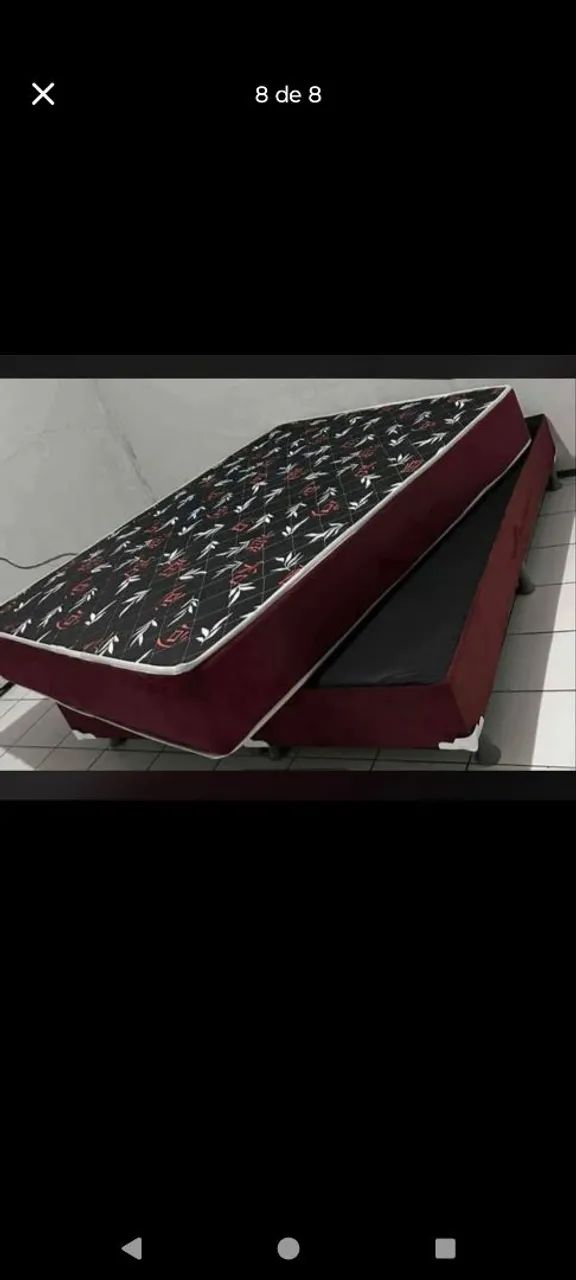 Cama box casal colchão separado 