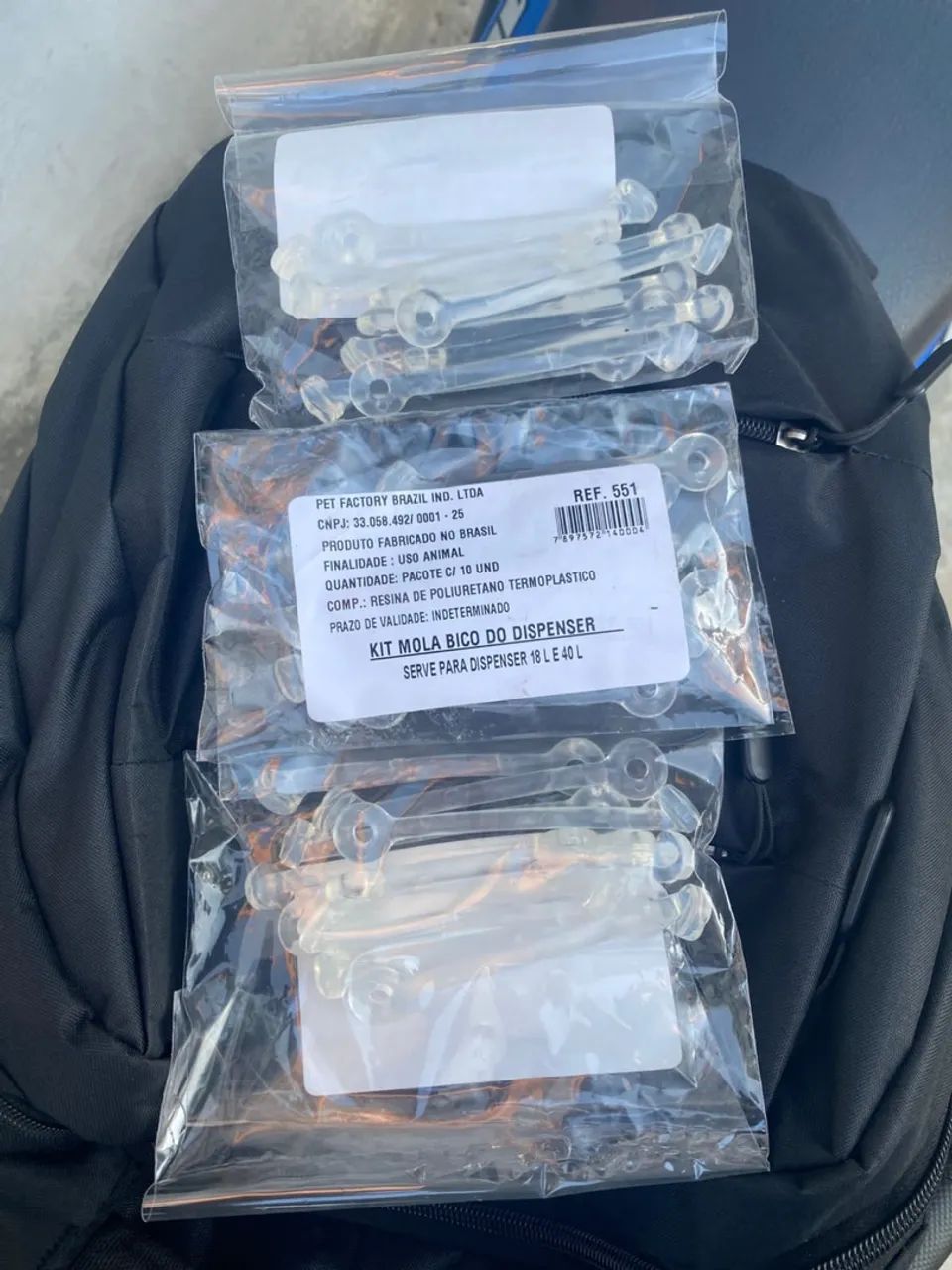 Kit mola elástico PLAST PET C/ 10 unidades