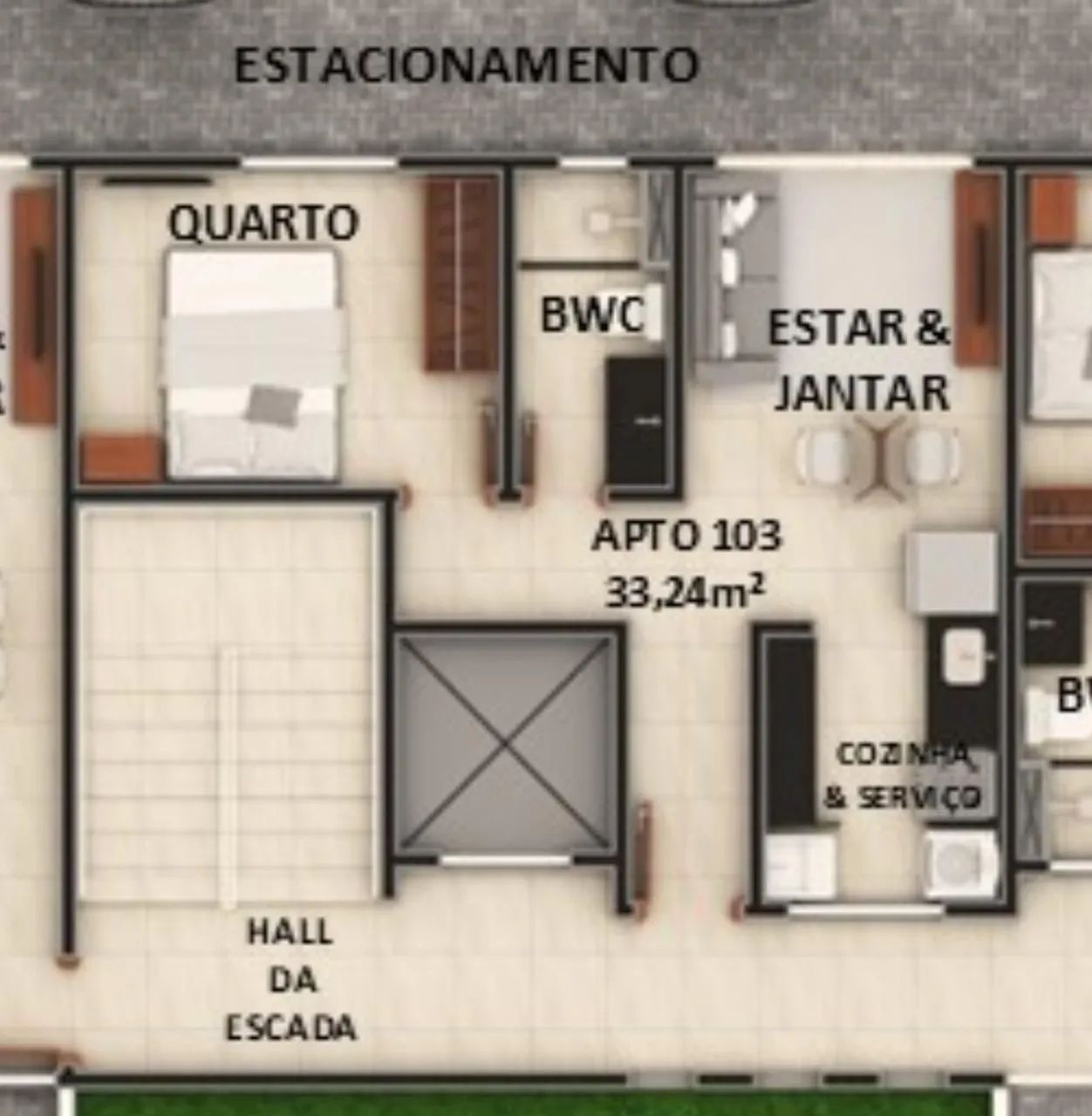 Flat no Manaira com 01 quarto  - Foto 2