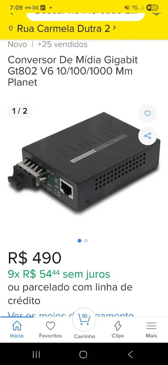 Converso de mídia Gigabit  - Foto 6