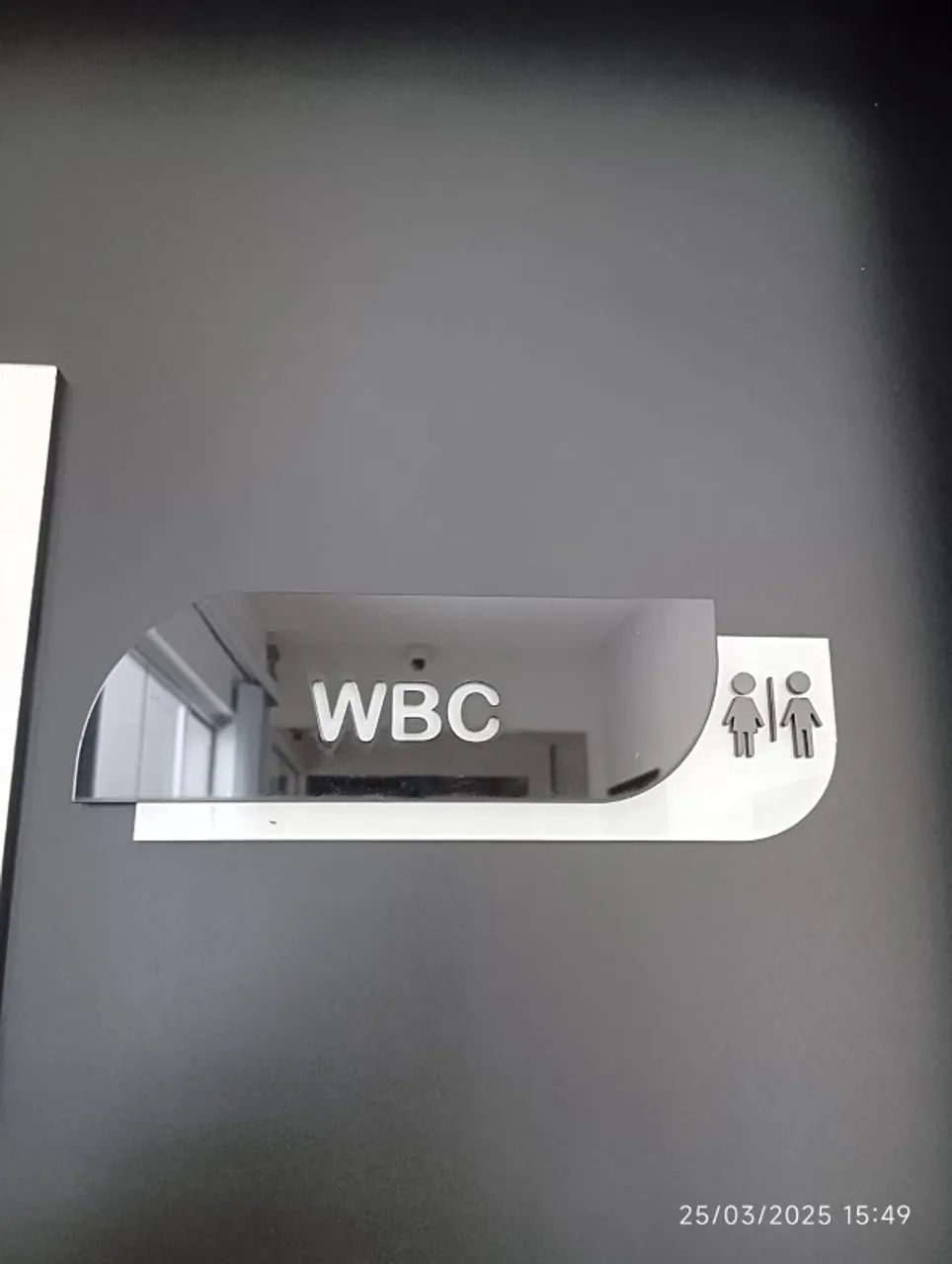 Placa sinalização de porta em ACRILIC0 - Foto 3