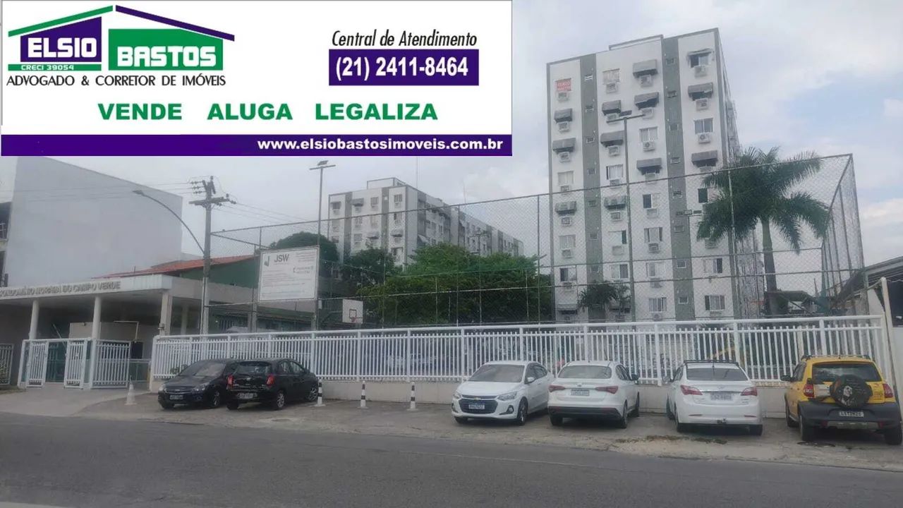 Apartamento 2 Quartos Cond. Morada do Campo Verde Campo Grande RJ - Foto 2
